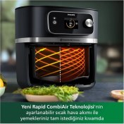 Resim 8.3 Lt Çok Fonksiyonlu Kablosuz Airfryer Combi Xxl Beyaz 