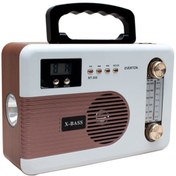 Resim ataşbey Rt-355 Nostaljik Prototip Radyo Müzik Kutusu Bluetooth Usb Saatli 