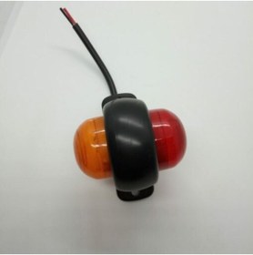 Resim T.A.S. Ledli Mini Takoz Lamba Kırmızı-beyaz 24v 