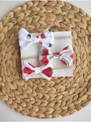 Resim 3'lü Bebek Ve Çocuk Fiyonk Bandana Seti 