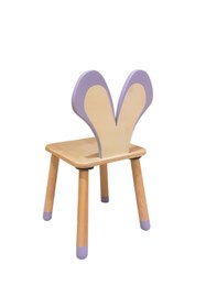 Resim Woodnjoy Wood & Joy Doğal Ahşap Renkli Çocuk Sandalye Fare 