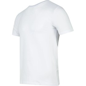 Resim Obje Erkek Beyaz Sıfır Yaka Yarım Kol T-Shirt 