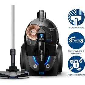 Resim Braventa Collection Philips Marathon Ultimate Toz Torbasız Süpürge XB7150/07 