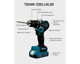 Resim Ekinler Prolaser 360° & Ultra 4’lü Akülü Kombo Set 