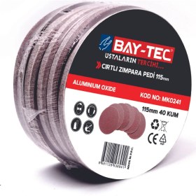 Resim BAY-TEC CIRTLI ZIMPARA 115mm 40 KUM ( 5 ADET ) 