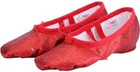 Resim Holibanna 2 Çift Bale Terliği Katlanabilir Tek Bale Ayakkabısı Balo Salonu Dans Ayakkabıları Kadın Terlikleri Kırmızı Yürümeye Başlayan Çocuk Pençesi Ayakkabı 