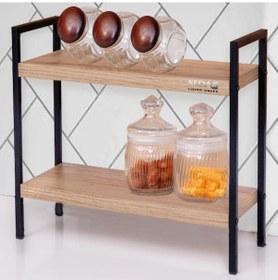 Resim Metal Masa Tezgah Üstü Düzenleyici Organizer Banyo Mutfak Rafı Ki 