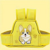 Resim Çocuk Emniyet Kemeri Karikatür Çocuk Motosikleti Emniyet Kemeri Ayarlanabilir Yellow Dog 
