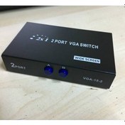 Resim Bircan06- 2 Port Vga Seçici Vga Switch Vga Swıtch Düğmeli Vga Çoklayıcı Vga 