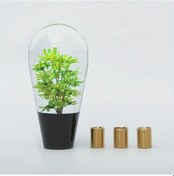 Resim Xuweiwei Jdm Tarzı Akrilik Su Altı Çiçek Green Vites Topu 394 İnç Şeffaf Manuel Yarış Vites Kolu 