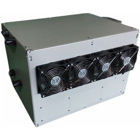 Resim RigBu Kapalı Mining Rig Kasası SK53 Fanlı Hız Ayarlı Gri 