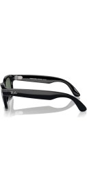 Resim Braventa Collection Meta Ray-Ban Wayfarer Akıllı Gözlük Parlak Siyah G15 Yeşil RW4006 