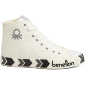 Resim Benetton ® | Bn-30721 - 3374 Beyaz Gri - Kadın Spor Ayakkabı 
