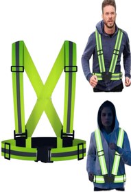 Resim PADRİ Motorsiklet Reflektörlü Yelek Ikaz Yeleği Scooter Reflekör Yelek Bisiklet motosiklet Reflektör Yelek 