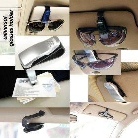 Resim Bibizde Araç Içi Gözlük Tutucu Araba Güneş Gözlüğü Kredi Kartlık Kartvizit Klipsi 