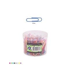 Resim Ark Pvc Kaplı Renkli Ataç Seti 50 Mm 90 Gr Şeffaf Kutulu 1 Adet 