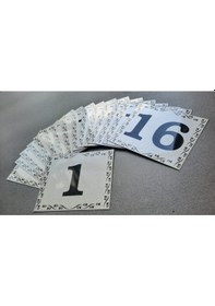 Resim Kapı Numarası 10x12 Cm Kendinden Yapışkanlı No:1 Den 16’A 