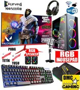 Resim DMC X41 (GTA 5) I7 860,16gb Ram,500gb Hdd,256gb Ssd,4gb Gt740,24''oyuncu Masaüstü Bilgisayar 