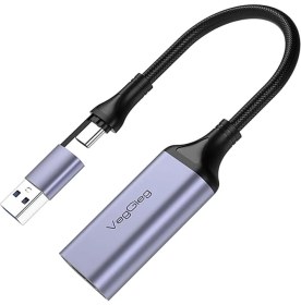 Resim 1080P 60Hz HDMI Video Capture Card USB 3.0 ve Type-C Görüntü Yakalama Kartı 