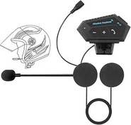 Resim Coverzone Motosiklet Bluetooth Kask Kulaklığı Kablosuz Handsfree Stereo Kulaklık Gürültü Azaltma Otomatik Arama Cevaplama BT-12 