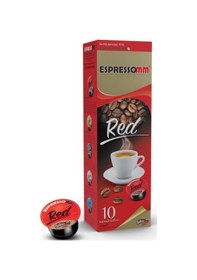 Resim Espressomm® Tchibo Cafissimo Makineleri İle Uyumlu Red Kapsül Kahve 10'lu 