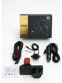 Resim DigiMonster Y15 Full Hd 1080P 3 Kameralı Araç Içi Dvr Kamera | Geri Görüş Desteği,Gece Görüş,G-Sensör, 2.0”Ekran 