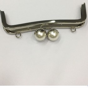 Resim Çanta Ve Cüzdan Klipsi Burs Incili Model 20 Cm Gümüş Gümüş 