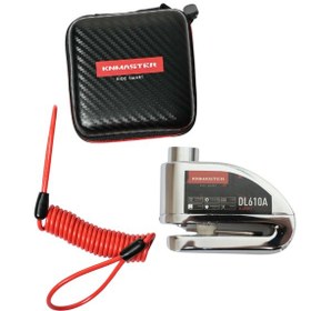 Resim Knmaster Dl610a Alarmlı Disk Kilidi 10 Mm Çelik Pim Hatırlatm 