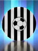 Resim 8 Adet Siyah-beyaz Temalı Taraftar Tabak - Doğum Günü Parti Ve Eğlenceli Etkinlikler İçin 7 