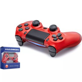 Resim OYUN KOLU GAMEPAD KABLOSUZ PS4 BULETOOTH KIRMIZI HADRON HD-323K 