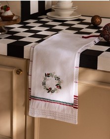 Resim Madame Coco Trouve 2'li %100 Pamuk Mutfak Havlu Seti - Beyaz 8684427296080 Çok Renkli 