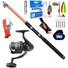 Resim Okuma Revenger Rv-25 210cm 50-150gr Piranha Dolphin Turna Spin Olta Takımı Seti 