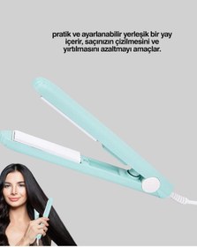 Resim Muratech 2 Si 1 Arada Saç Düzleştirici Ve Bukle Maşası Düz Ve Kıvırcık Saçlara Uygun Çok Yönlü Kul 