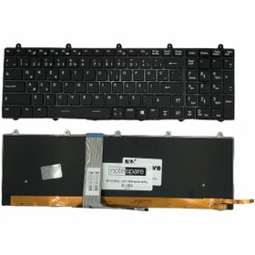 Resim Notespare Msi ile Uyumlu GT60 0NE-414TR, GT60 0NG-294US, GT60 20J-498TR Notebook Klavye Işıklı Siyah TR 