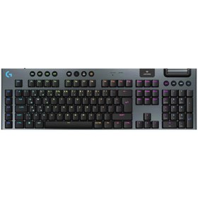 Resim Logitech G915 x Düşük Profilli Rgb Aydınlatmalı Gl Brown Pc/mac Için Kablolu Ingilizce Q Mekanik Oyun Klavyesi, Siyah 