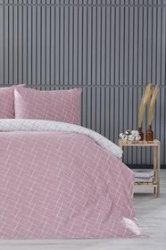 Resim Glimmer Easy Cotton Tek King Size Nevresim Takımı - Gül Kurusu 