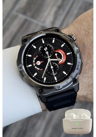 Resim Daniel Klein Dkıste2128 Akıllı Saat Ve Bluetooth Kulaklık Siyah 