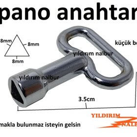 Resim Çeşitli Pano Anahtarı Küçük Boy Dolap Anahtarı 8mm Mini Boy 