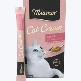 Resim Miamor Cream Somonlu Kedi Ödül Maması - 6X15GR 