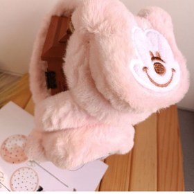 Resim Minnie Mause Figürlü Peluş Kulaklık Taç - somon Çok Renkli 