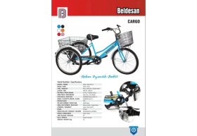 Resim Beldesan 3 Tekerlekli Kargo Bisikleti 
