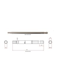 Resim vessel 424096 Allen Bits Uç 5x150 MM 