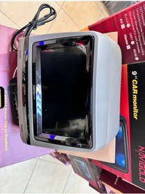 Resim Sağlam KOLTUK BAŞLIĞI KOLTUK MONİTÖRÜ (2 ADET) ARAÇ İÇİ EĞLENCE PAKETİ NAVİGOLDS 9 İNÇ GRİ RENK 