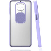 Resim Canpay Xiaomi Redmi Note 9 Pro Uyumlu Kılıf Kayar Sürgülü Lens Koruma Sliding Lens Protective Case 