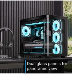 Resim Aerocool P500c 850w 80+ Gold Atx 3.1, 4x12cm Mirror A-rgb Fanlı, 