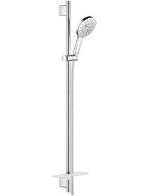 Resim Grohe Rainshower Smartactive 130 Sürgülü Duş Seti, 3 Fonksiyonlu Krom, 26548000 Krom 