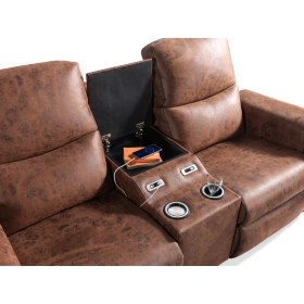 Resim Hardy Masajlı Ikili Sinema Koltuk 