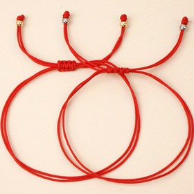 Resim 1 adet, Boho ve Sade Tarz, Kırmızı Dokuma Bilezik Kırmızı/Gümüş Küçük Boncuklarla, Günlük Kullanım ve Festival İçin Moda Zarif Aksesuar, Cinsiyet Farkı Gözetmeksizin Mükemmel Hediye 