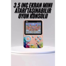 Resim Kanonik Education Game Box Mini 500 Adet Retro Oyun Taşınabilir Oyun Konsolu 