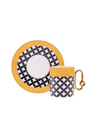 Resim İstanbul Porselen Ece 6 Kişilik Kahve Fincan Takımı 90 Ml 